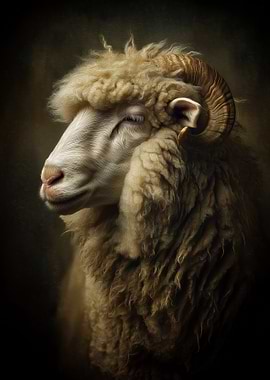 Portrait of a Ram