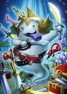 Cartoon Ghost Pirate Swords