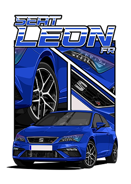 Blue Seat Leon FR Illustration