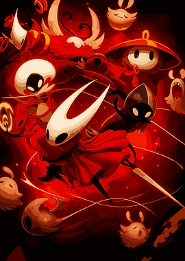 Hollow Knight Red Digital Art