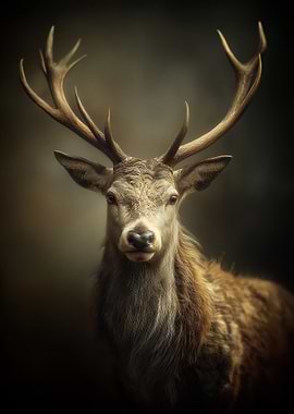 Majestic Deer Portrait