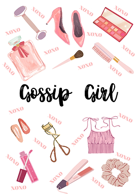 Gossip Girl Fashion and Beauty Collage