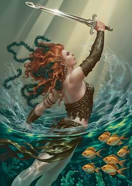 Lady of the Lake with Sword