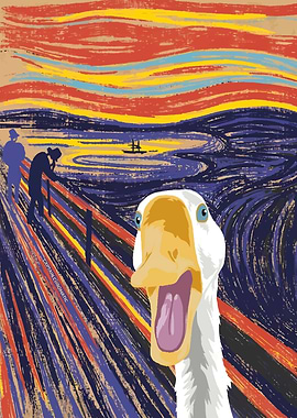 Goose Scream Parody Art