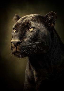 Black Panther Portrait