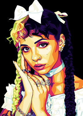 Melanie Martinez Pop Art Portrait