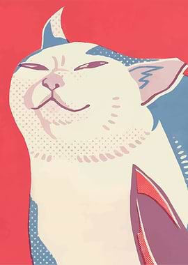 Smug Cat Illustration