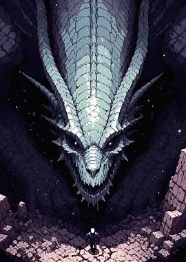 Dragon Boss Pixel Art