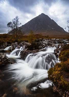 Scottish Highlands Waterfall Landscape Photography