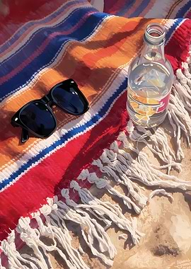 Beach Blanket Still Life