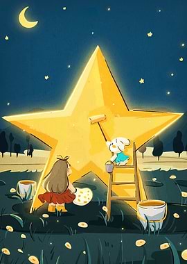 Painting the Starry Night