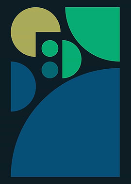Abstract Geometric Composition with Circles