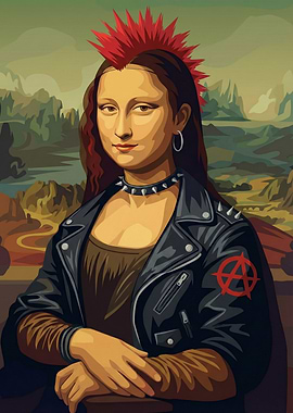 Punk Mona Lisa