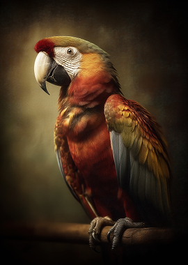 Scarlet Macaw Portrait