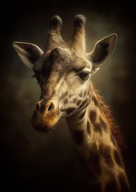 Giraffe Portrait