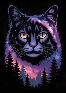 Cosmic Cat Portrait