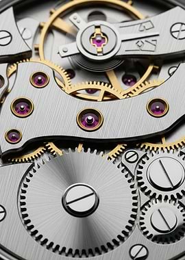 Watch Mechanism Close-Up
