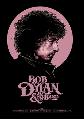 Bob Dylan Concert Poster