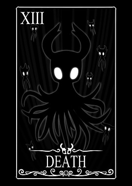 Hollow Knight Death Tarot Card