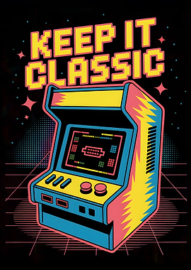 Keep It Classic Arcade Machine