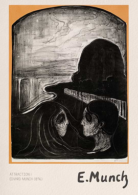 Attraction I by Edvard Munch