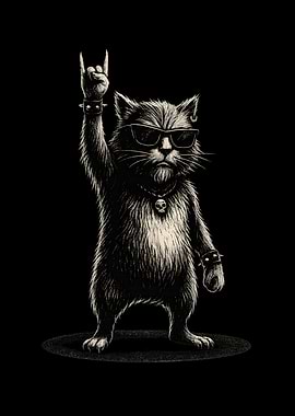 Rock and Roll Cat