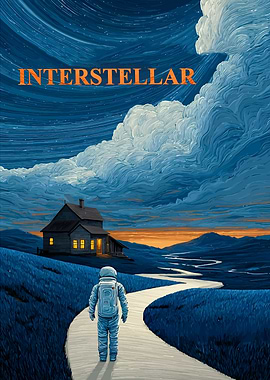 Interstellar Astronaut Journey