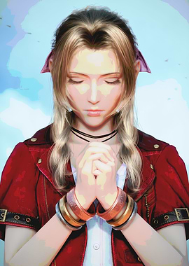 Aerith Gainsborough in Prayer