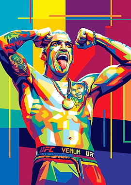 Charles Oliveira Colorful Pop Art Portrait