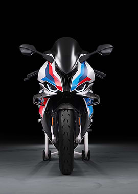 BMW M 1000 RR Motorcycle Front View