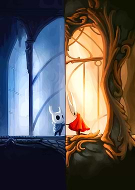 Hollow Knight: Dual Window Scene