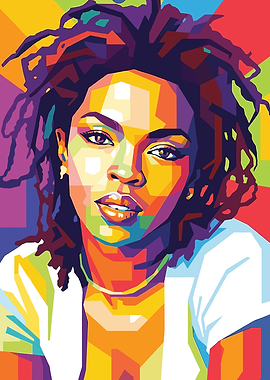 Lauryn Hill Pop Art Portrait