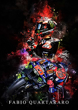Fabio Quartararo Racing Art