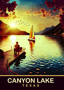Canyon Lake, Texas, Sunset