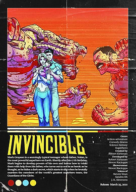 Invincible Comic Book Cover Art