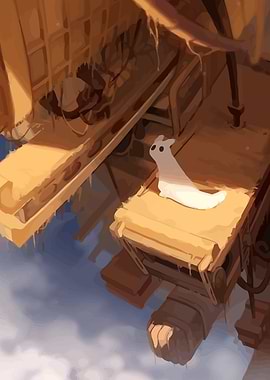 Ghost Cat on Floating Structure