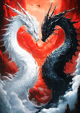 Yin Yang Dragons
