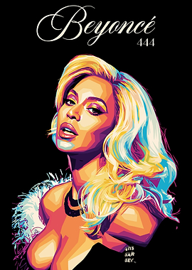 Beyoncé Pop Art Portrait