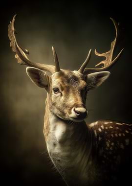 Portrait of a Fallow Deer
