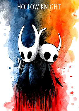 Hollow Knight Watercolor Art
