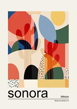 Sonora Mexico Botanical Art Print
