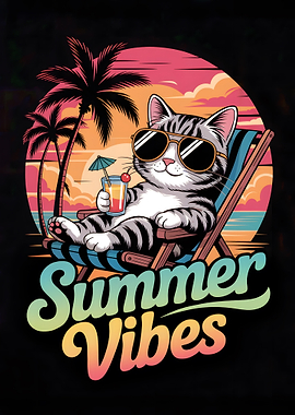 Cat Summer Vibes