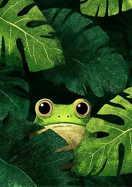 Frog in the Jungle