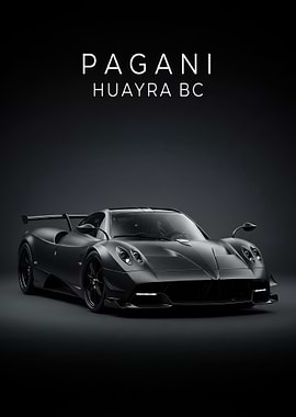 Pagani Huayra BC Car poster