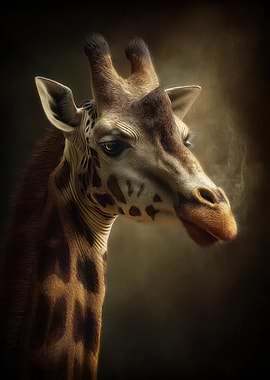 Giraffe Portrait