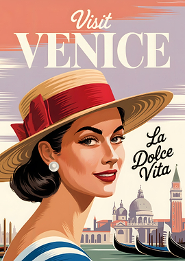 Visit Venice: La Dolce Vita Poster
