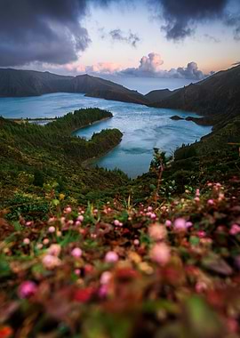 Lagoa do Fogo, Azores Landscape