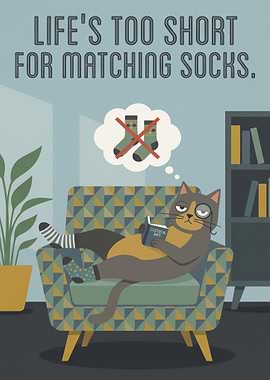 Life's Too Short for Matching Socks