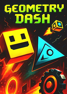 Geometry Dash Game Art