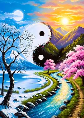 Yin Yang Landscape